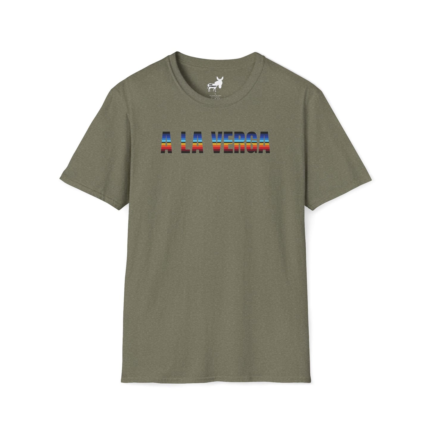 A LA VERGA - BLUE/RED - SERAPE - T-Shirt