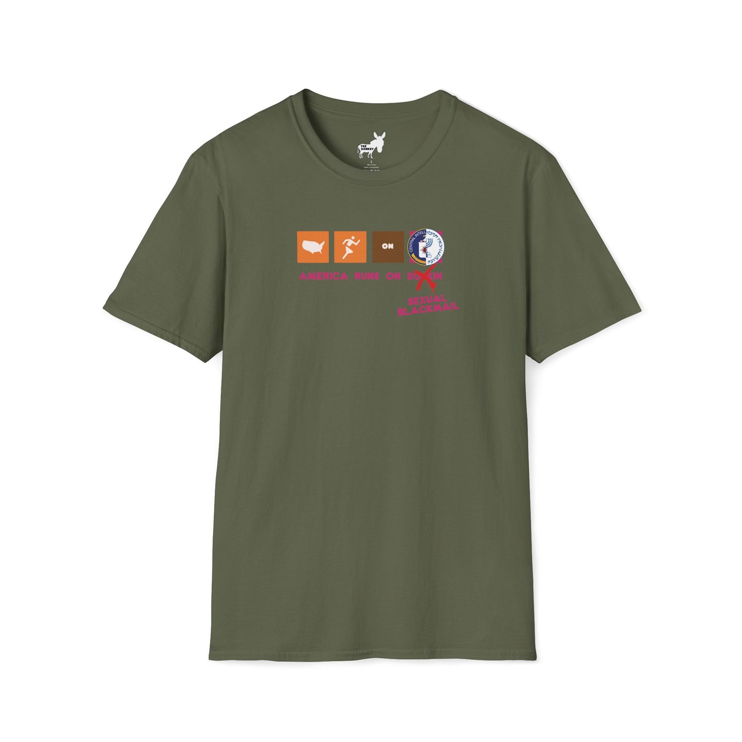 AMERICA RUNS ON BLACKMAIL T-Shirt