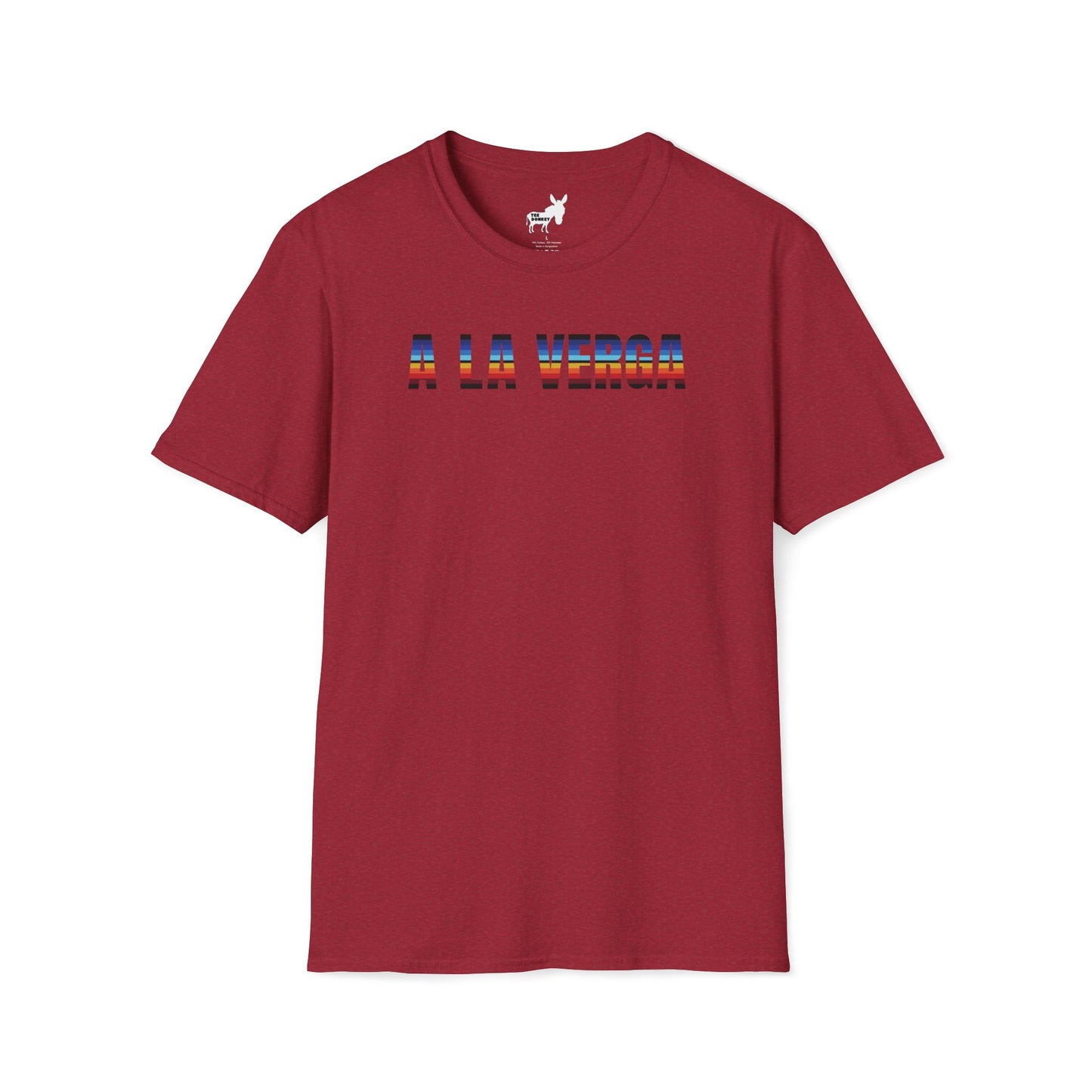A LA VERGA - BLUE/RED - SERAPE - T-Shirt