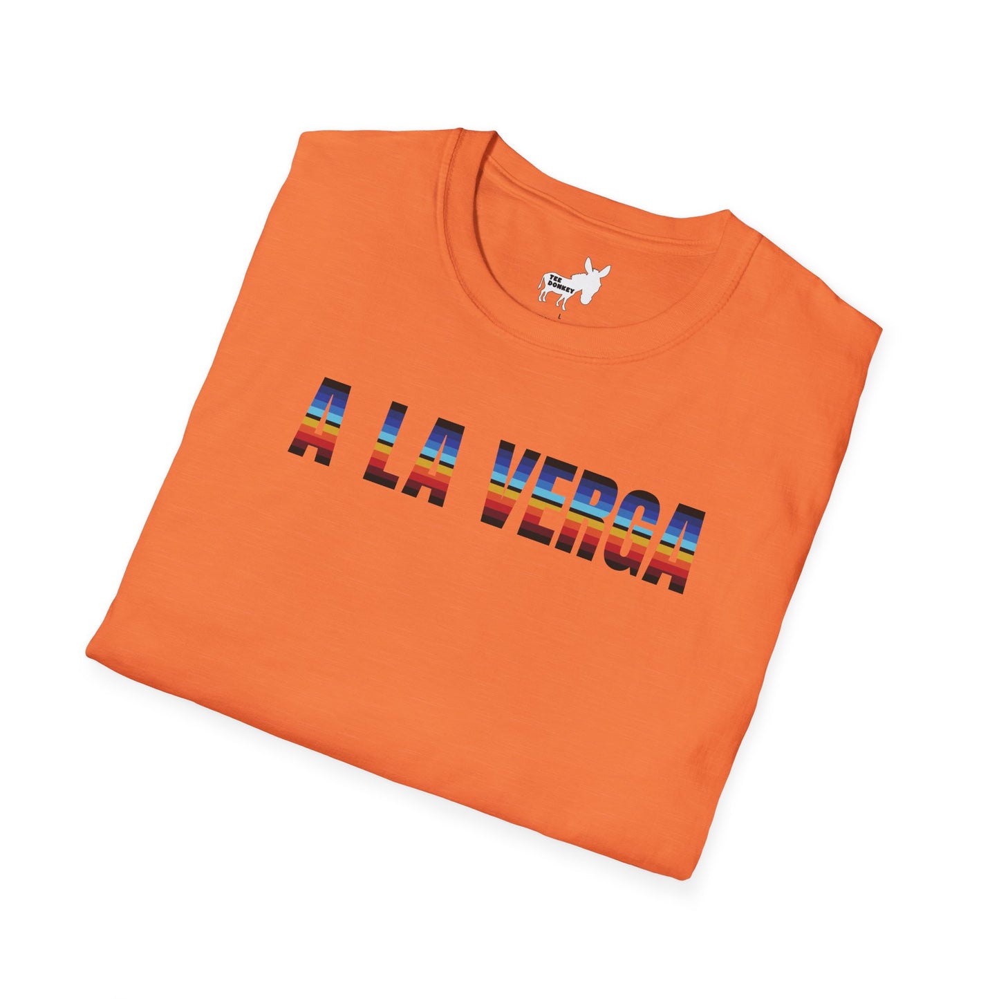 A LA VERGA - BLUE/RED - SERAPE - T-Shirt