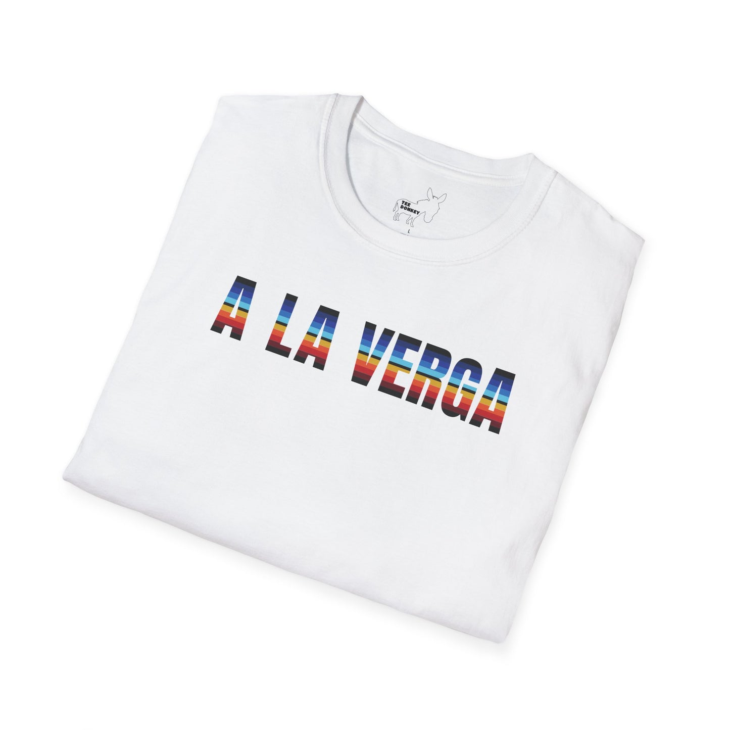A LA VERGA - BLUE/RED - SERAPE - T-Shirt