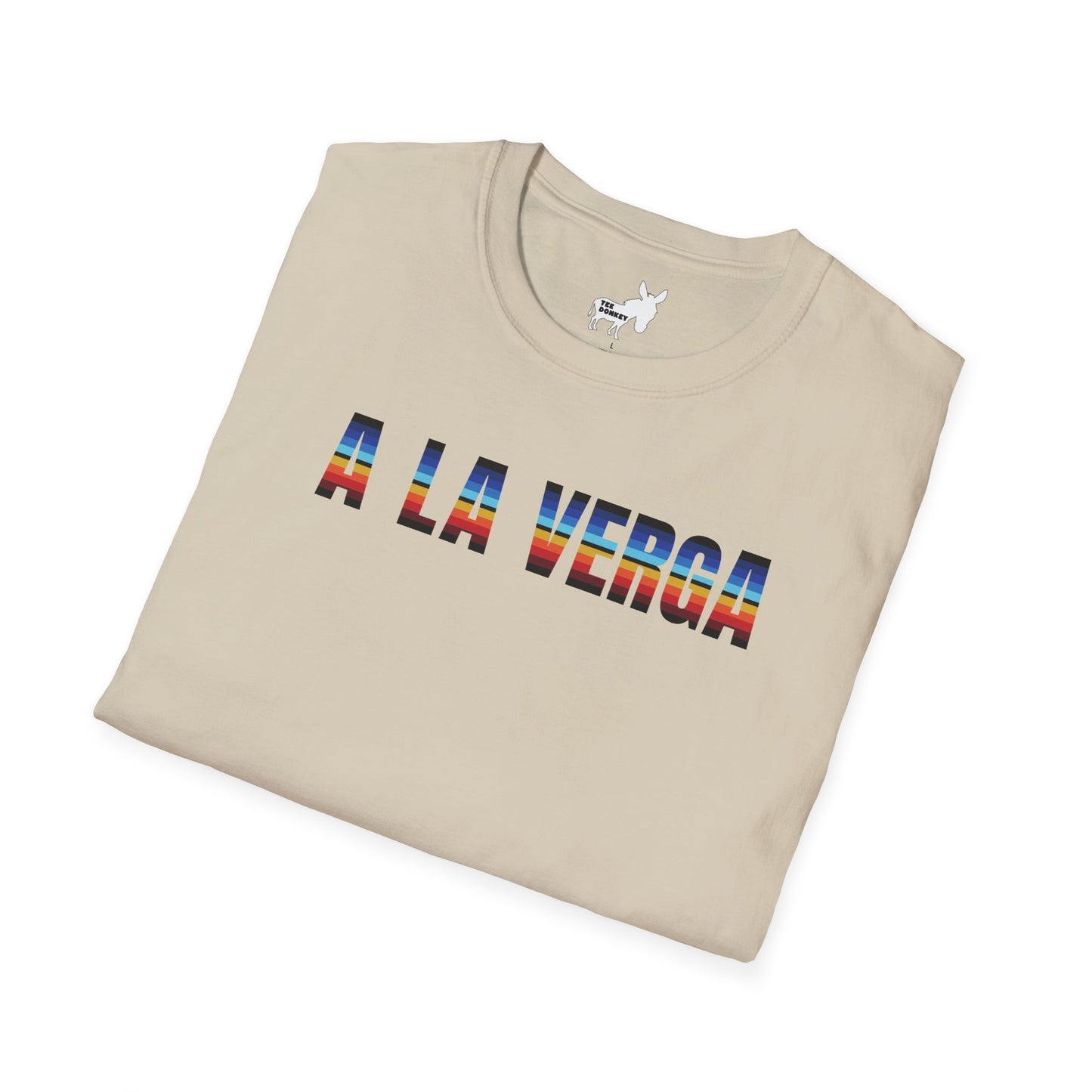 A LA VERGA - BLUE/RED - SERAPE - T-Shirt