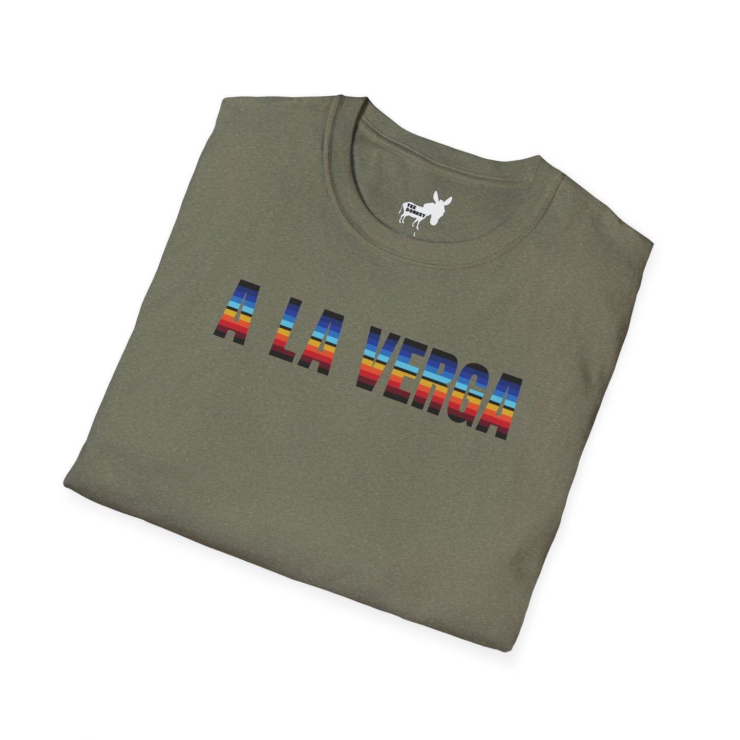 A LA VERGA - BLUE/RED - SERAPE - T-Shirt