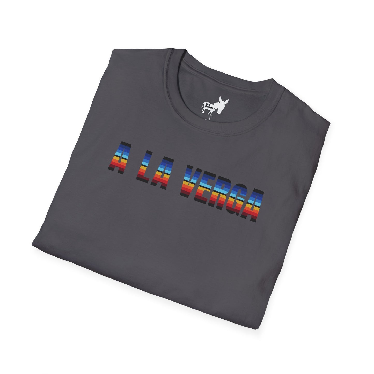 A LA VERGA - BLUE/RED - SERAPE - T-Shirt