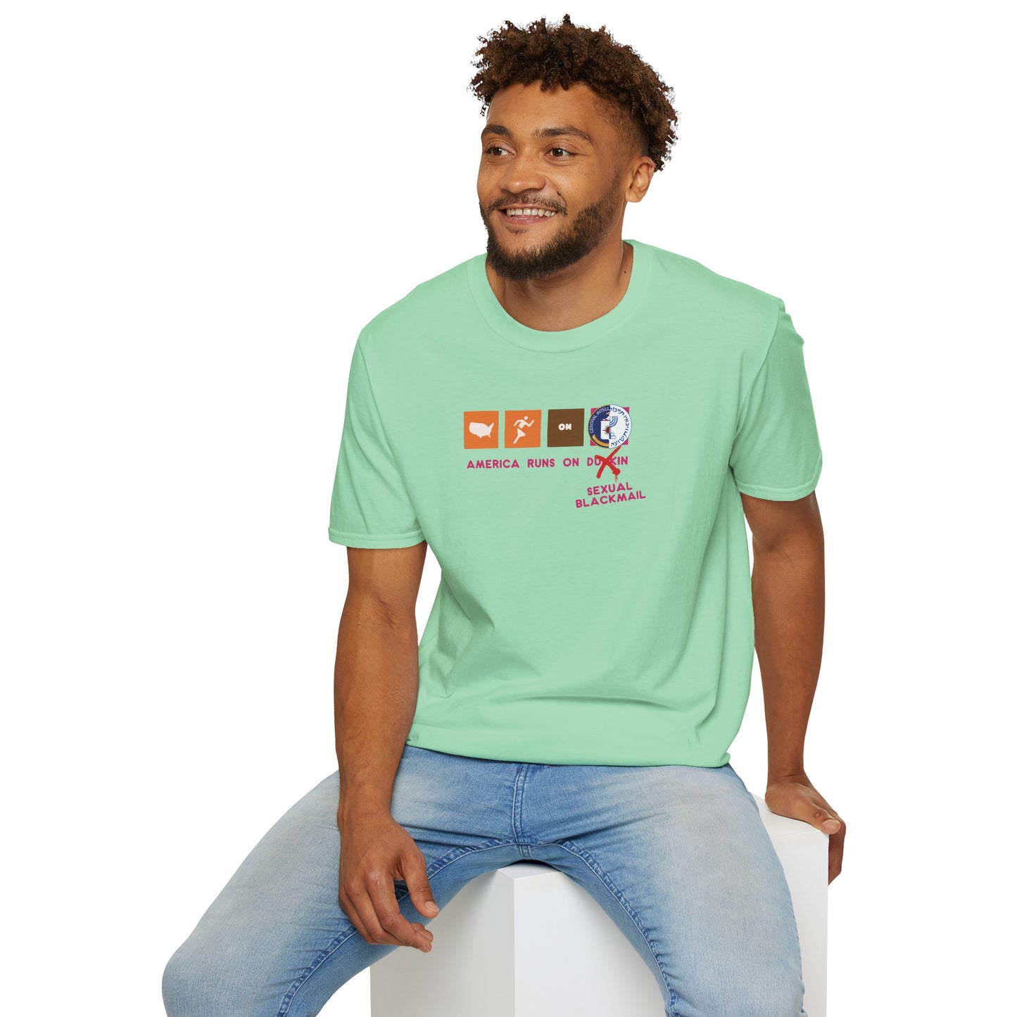AMERICA RUNS ON BLACKMAIL T-Shirt