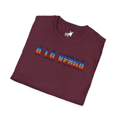 A LA VERGA - BLUE/RED - SERAPE - T-Shirt