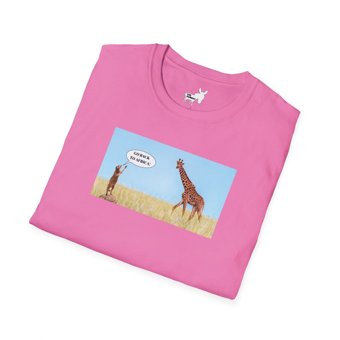 GO BACK TO AFRICA - MEERKAT & GIRAFFE  T-Shirt