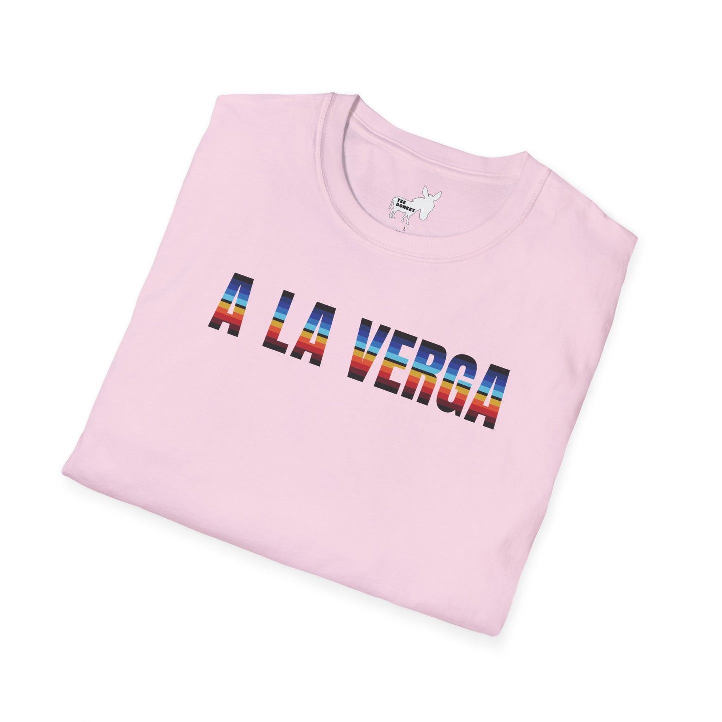 A LA VERGA - BLUE/RED - SERAPE - T-Shirt