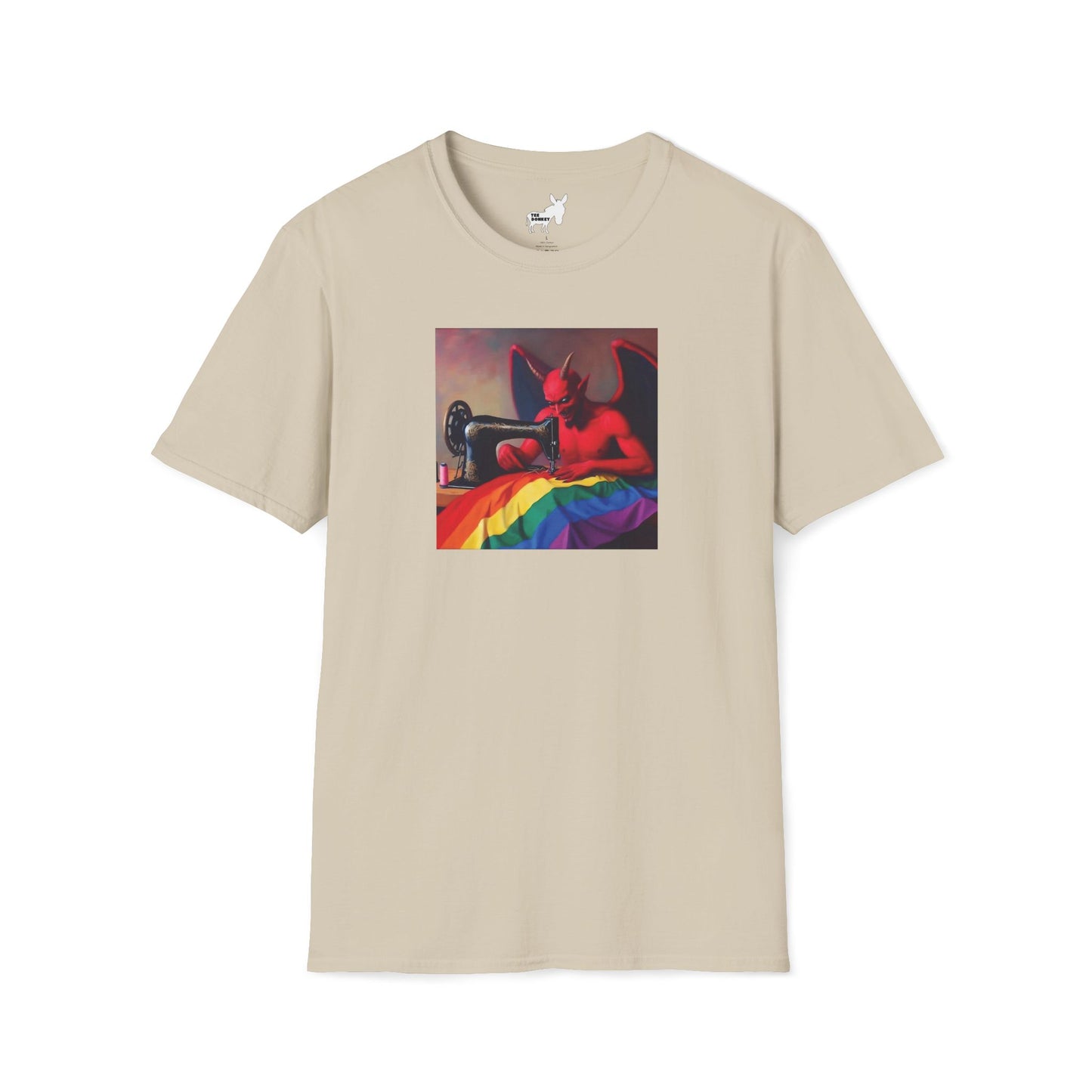 Satan Sews A Flag T-Shirt