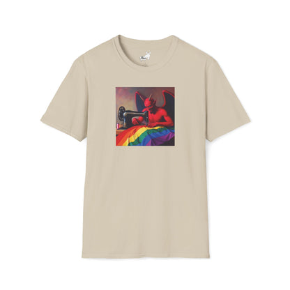 Satan Sews A Flag T-Shirt