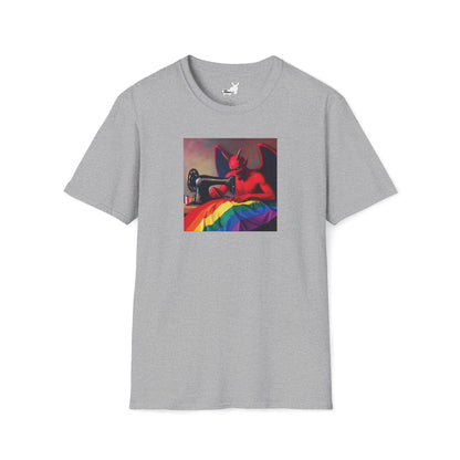 Satan Sews A Flag T-Shirt