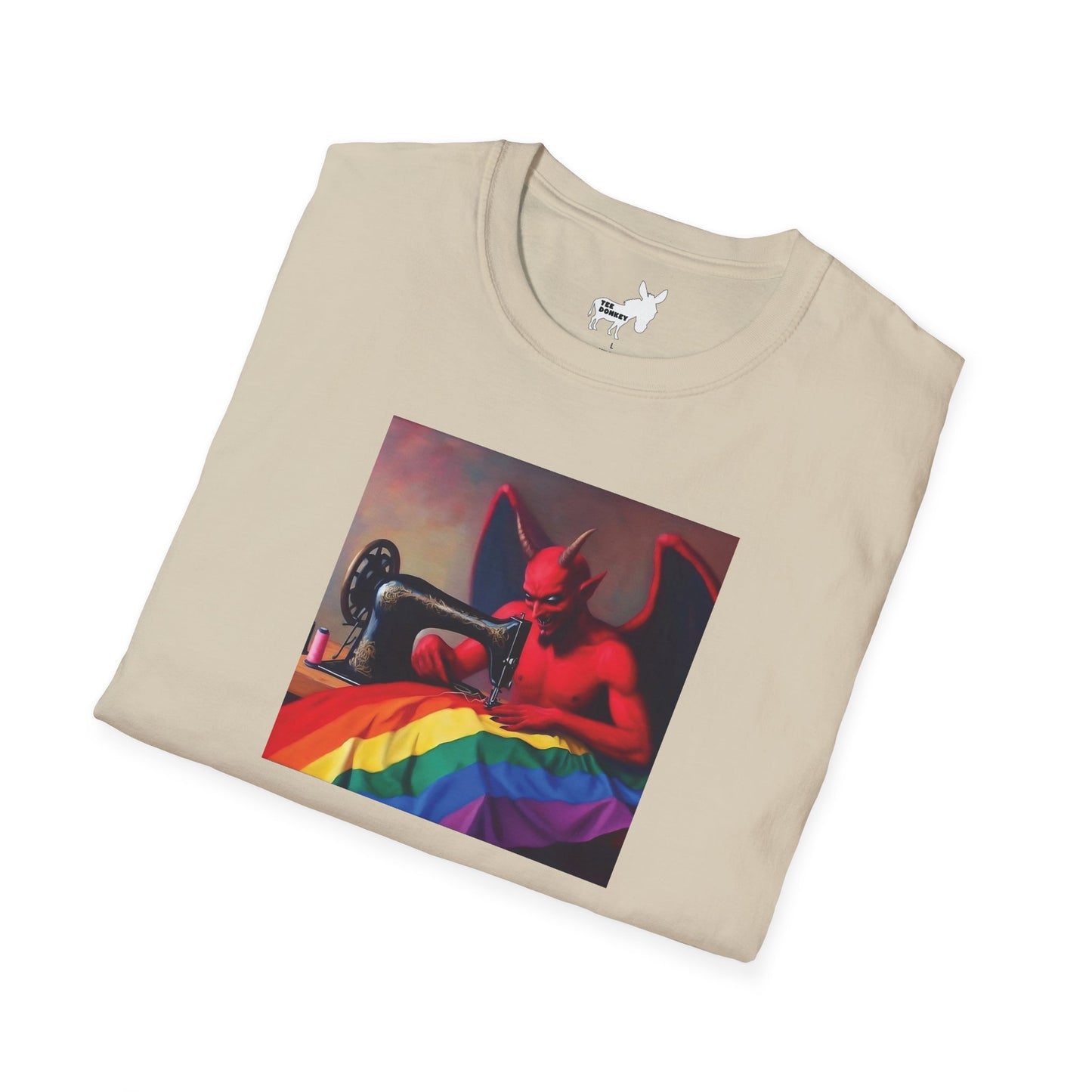 Satan Sews A Flag T-Shirt