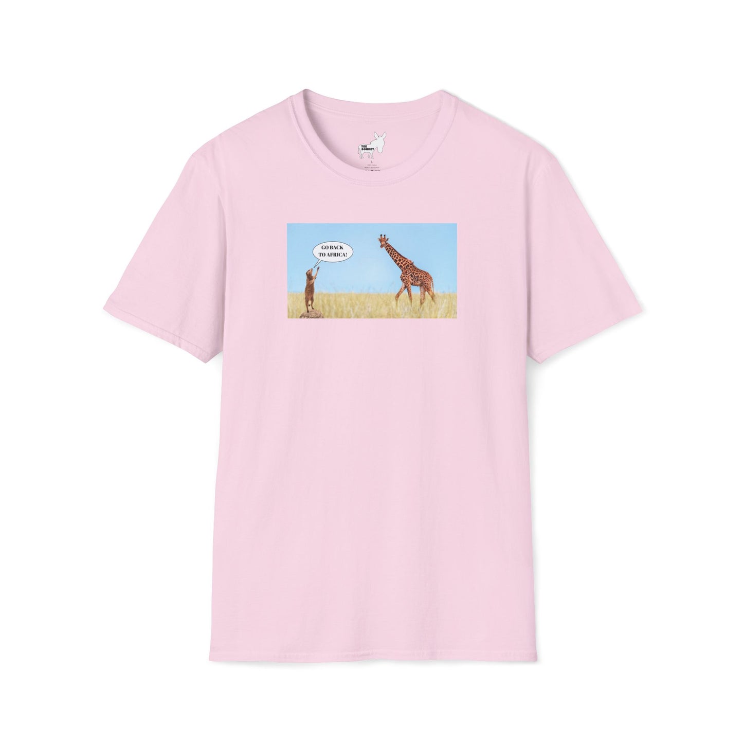 GO BACK TO AFRICA - MEERKAT & GIRAFFE  T-Shirt