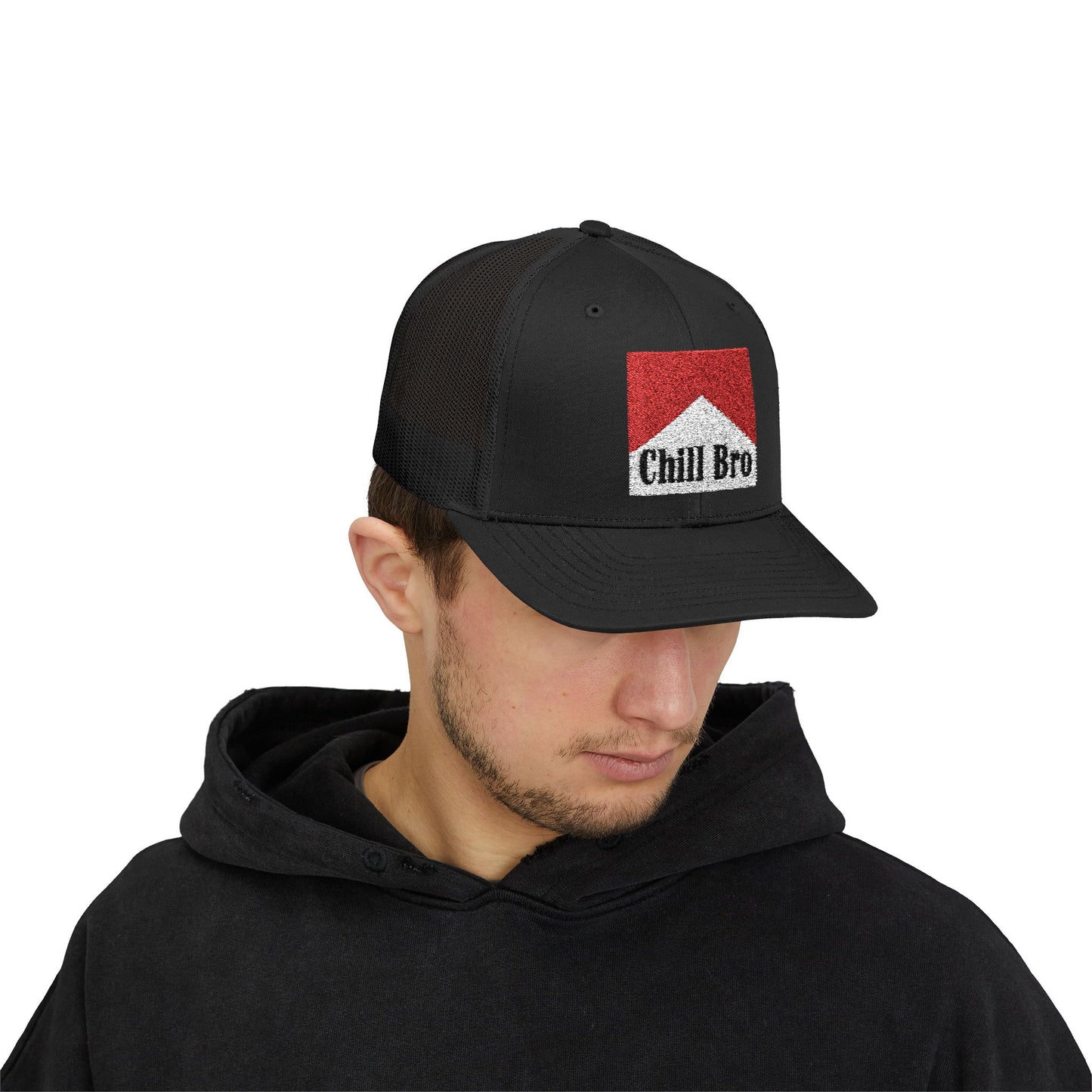 Chill Bro - Trucker Snapback - Black