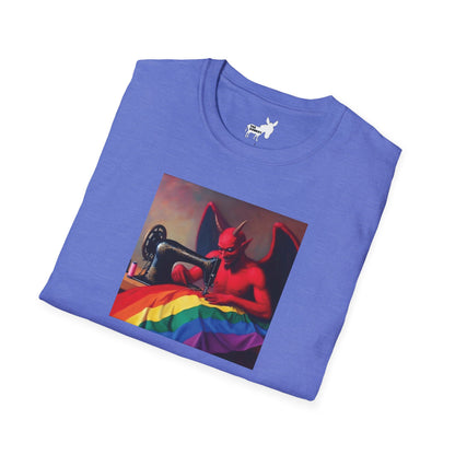 Satan Sews A Flag T-Shirt