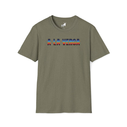A LA VERGA - BLUE/RED - SERAPE - T-Shirt