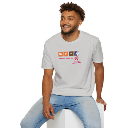 AMERICA RUNS ON BLACKMAIL T-Shirt