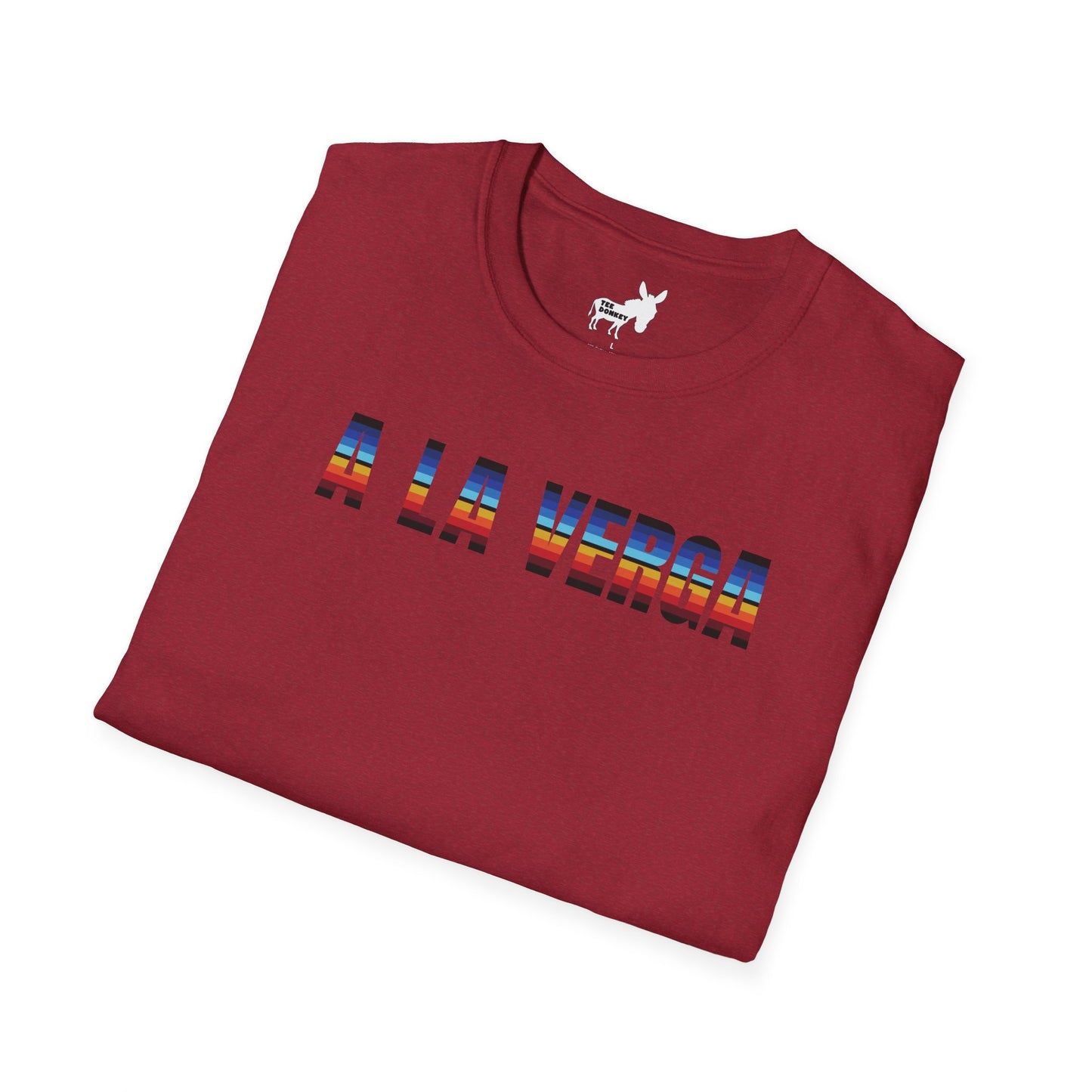 A LA VERGA - BLUE/RED - SERAPE - T-Shirt