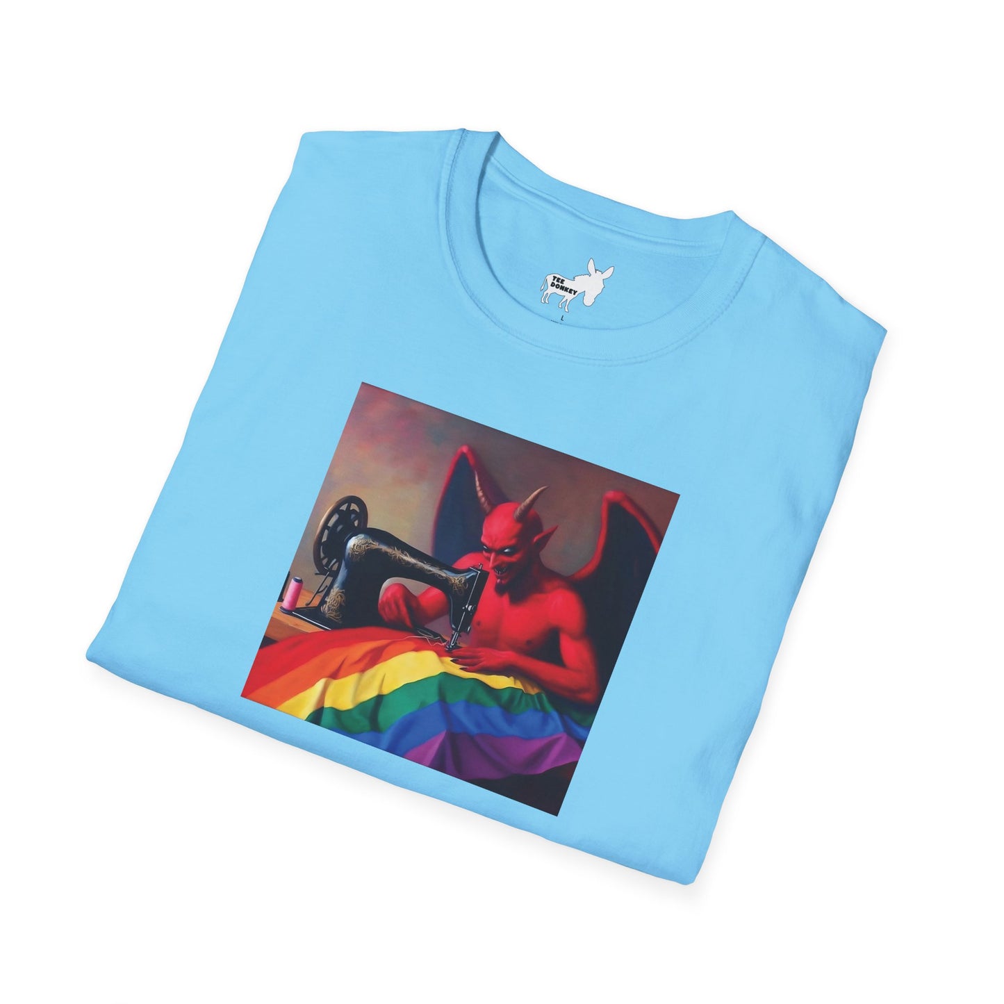 Satan Sews A Flag T-Shirt