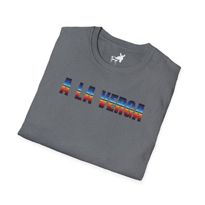 A LA VERGA - BLUE/RED - SERAPE - T-Shirt