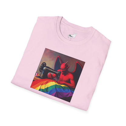 Satan Sews A Flag T-Shirt