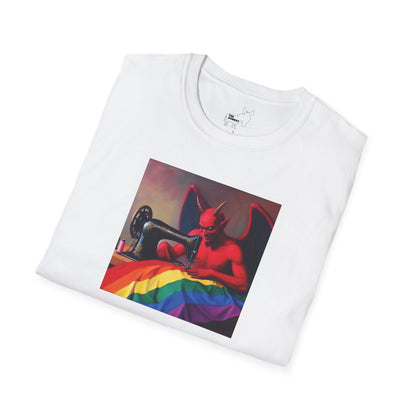 Satan Sews A Flag T-Shirt