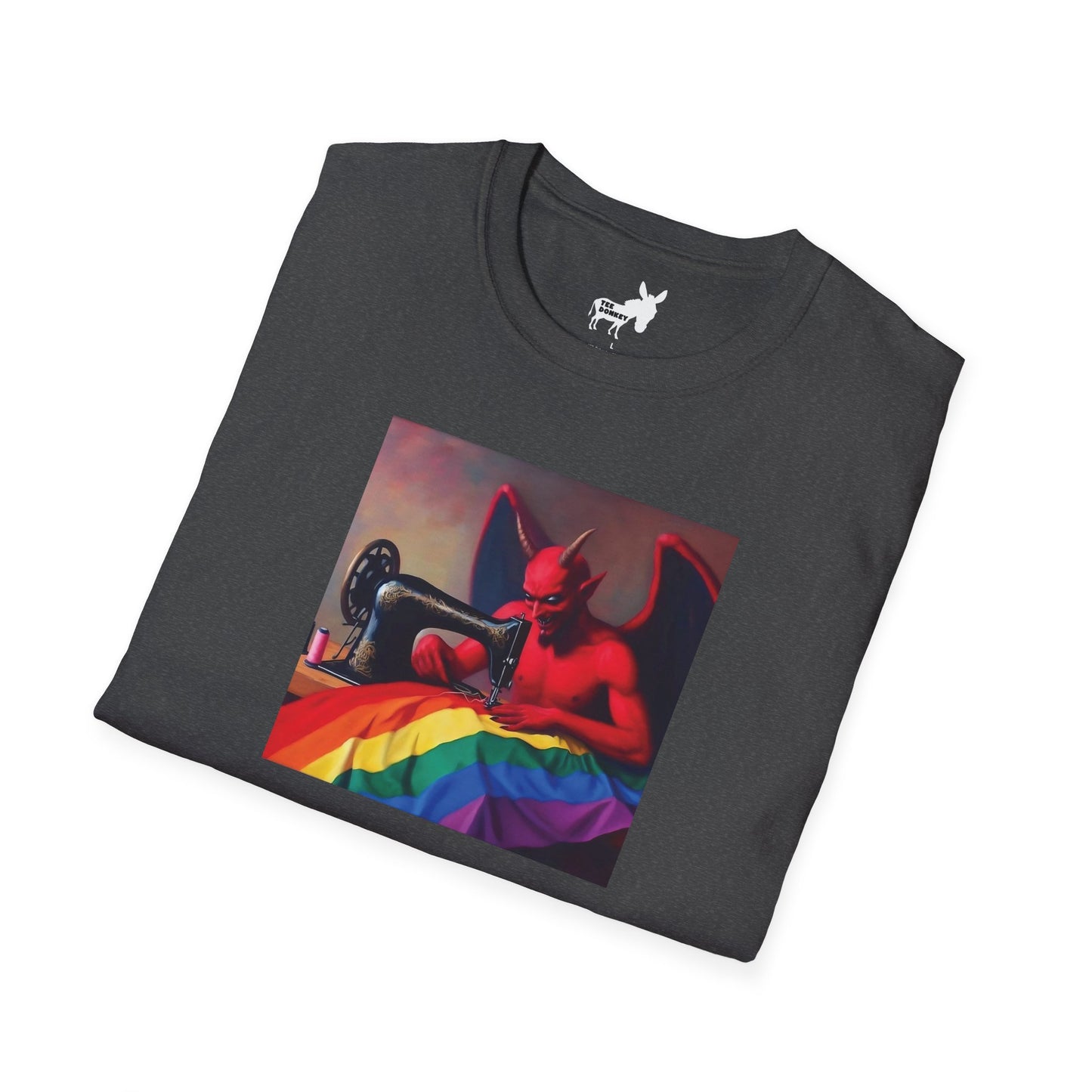 Satan Sews A Flag T-Shirt