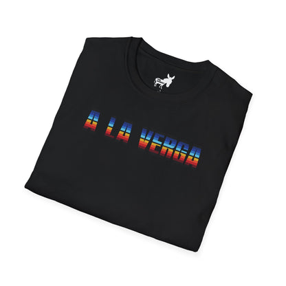 A LA VERGA - BLUE/RED - SERAPE - T-Shirt