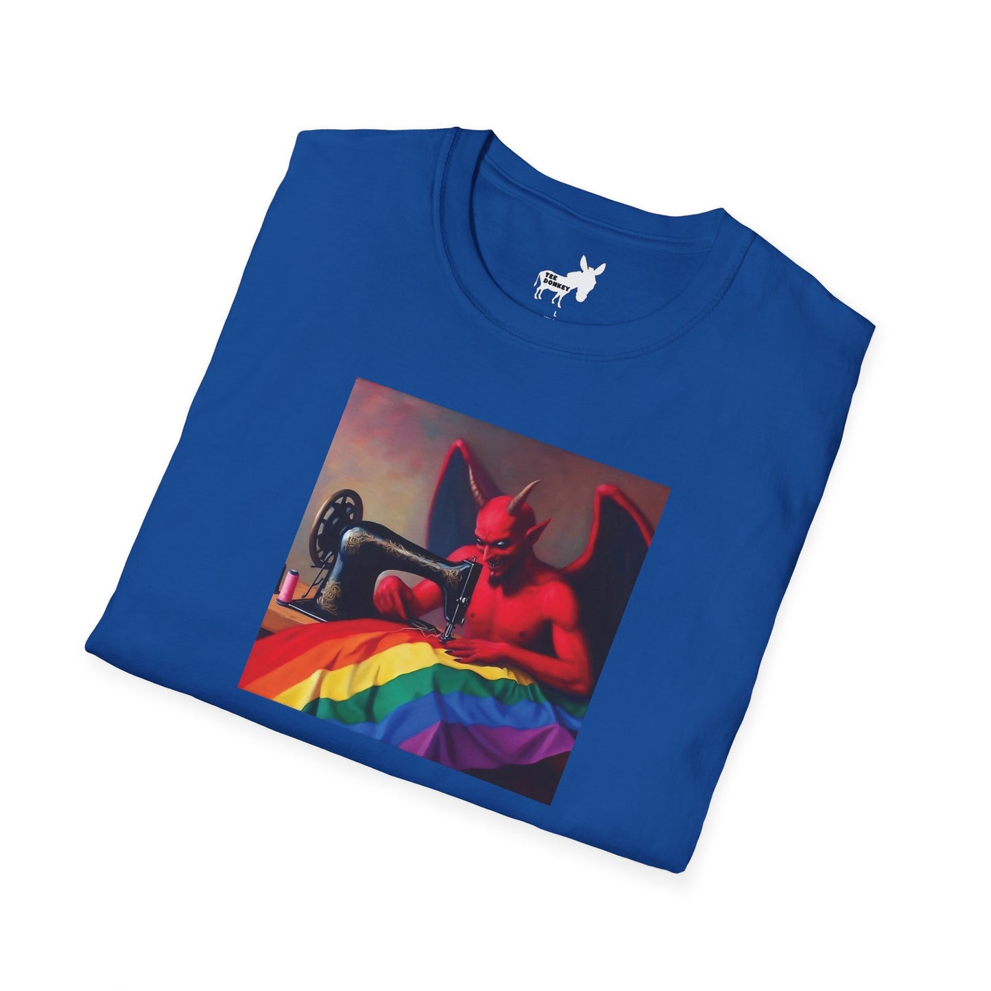 Satan Sews A Flag T-Shirt