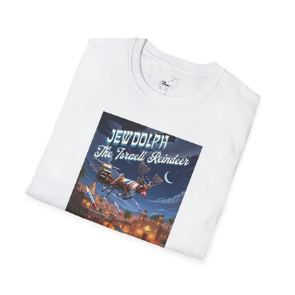 JEWDOLPH THE ISRAELI REINDEER T-Shirt