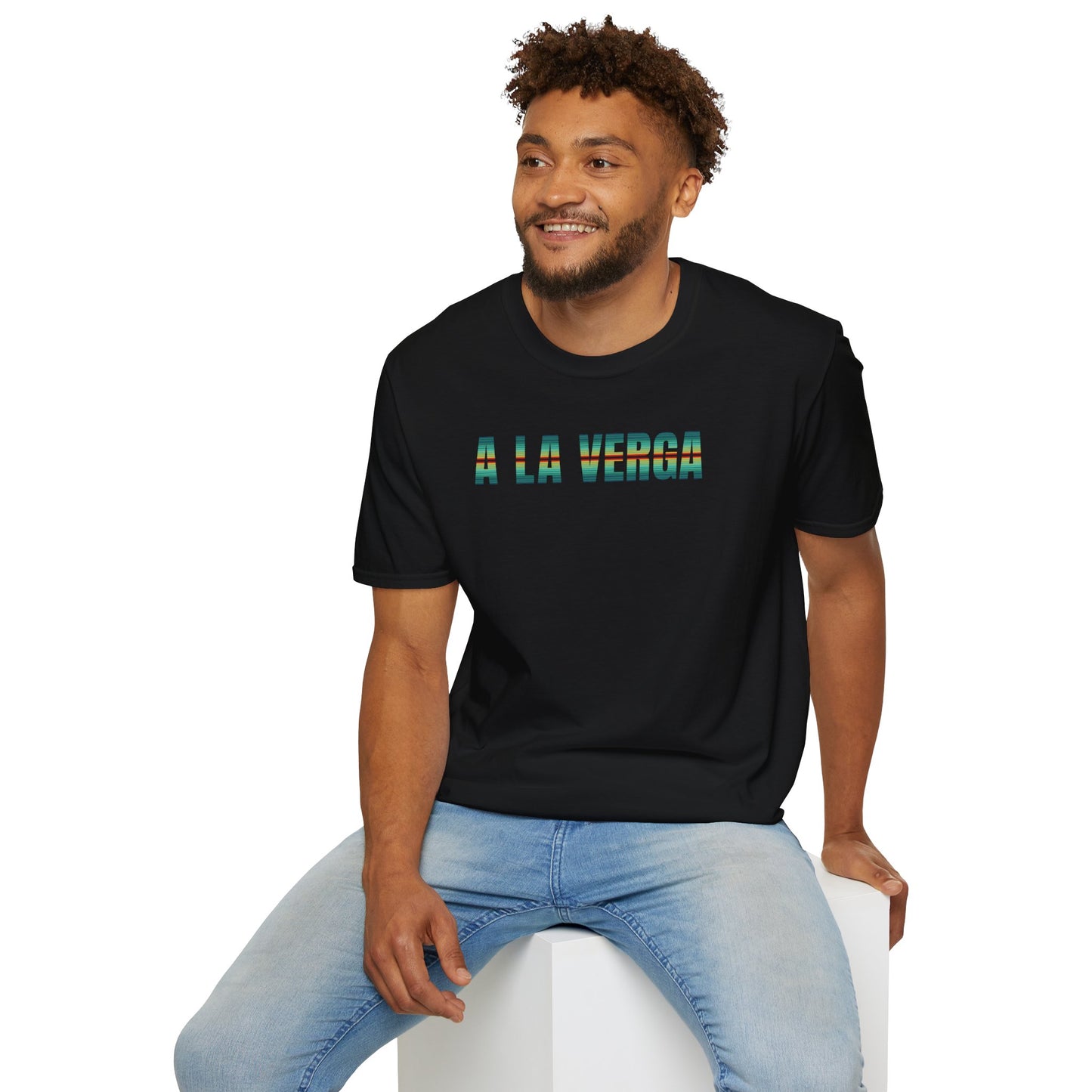 A LA VERGA - TURQUOISE SERAPE - T-Shirt