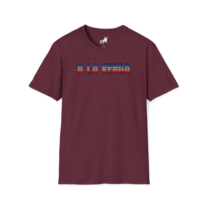 A LA VERGA - BLUE/RED - SERAPE - T-Shirt