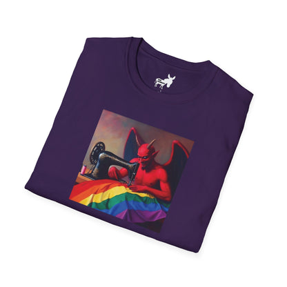 Satan Sews A Flag T-Shirt