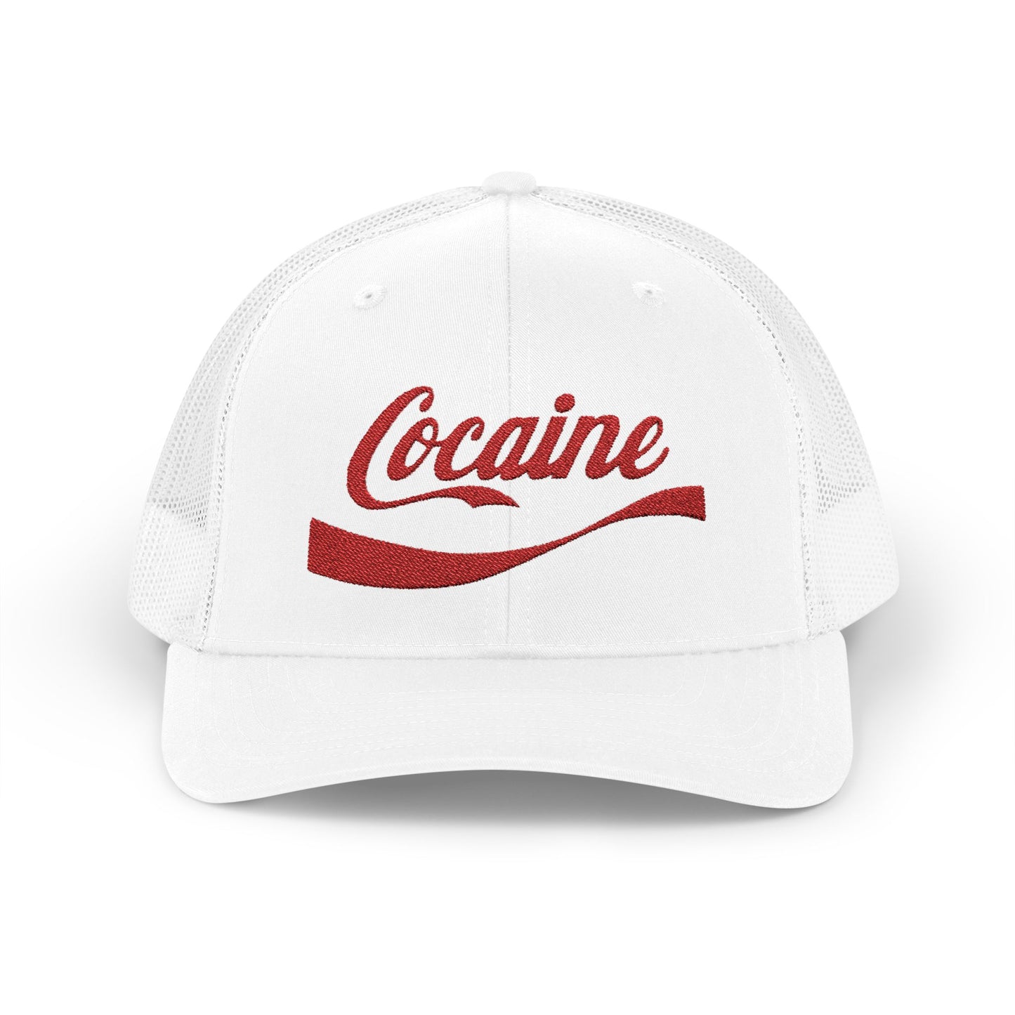 Cocaine - Trucker Snapback - White