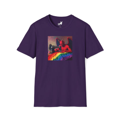 Satan Sews A Flag T-Shirt