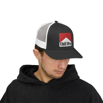 Chill Bro - Trucker Snapback - Black