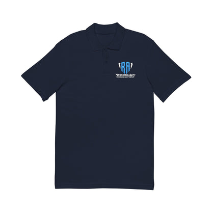 Embroidered Polo Shirt — Blue 'RPH' Crest with 'Auto Mall Apparel' Back