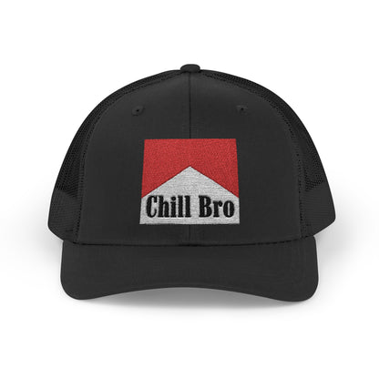 Chill Bro - Trucker Snapback - Black