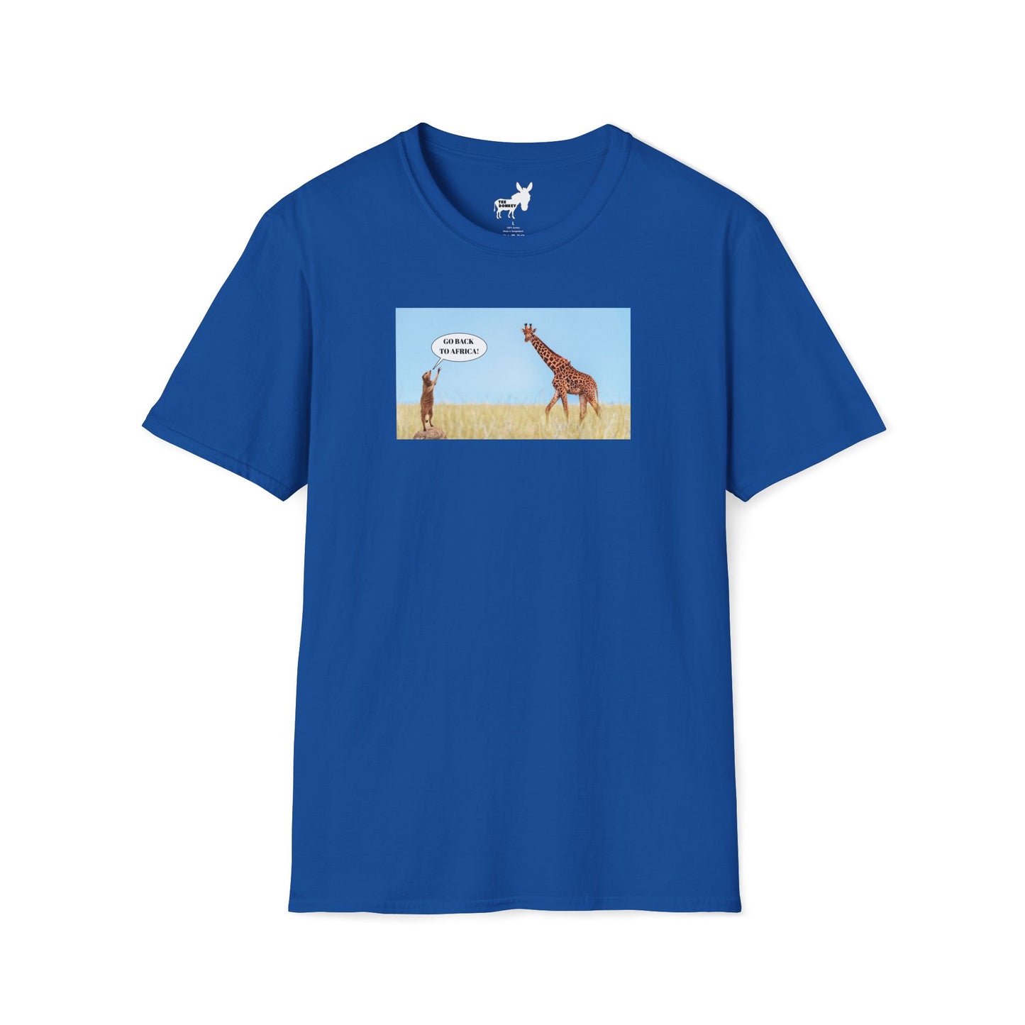 GO BACK TO AFRICA - MEERKAT & GIRAFFE  T-Shirt