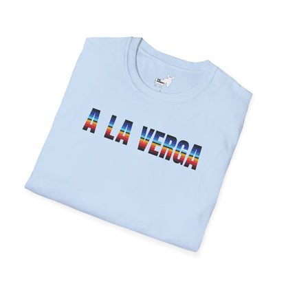 A LA VERGA - BLUE/RED - SERAPE - T-Shirt
