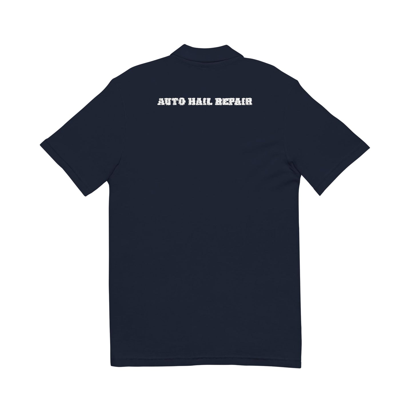 Embroidered Polo Shirt — Blue 'RPH' Crest with 'Auto Mall Apparel' Back