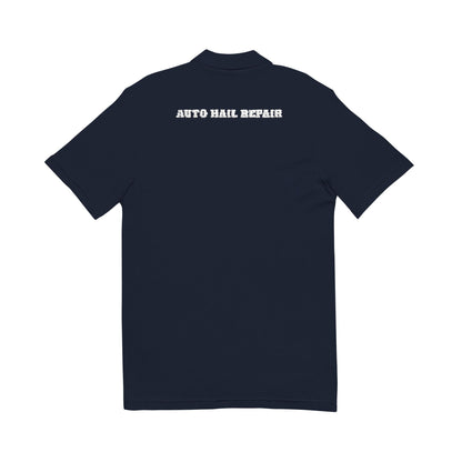 Embroidered Polo Shirt — Blue 'RPH' Crest with 'Auto Mall Apparel' Back
