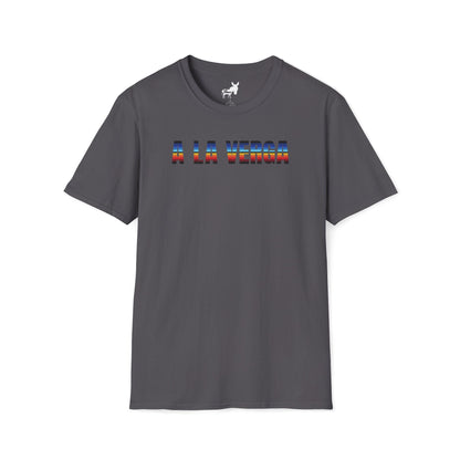 A LA VERGA - BLUE/RED - SERAPE - T-Shirt