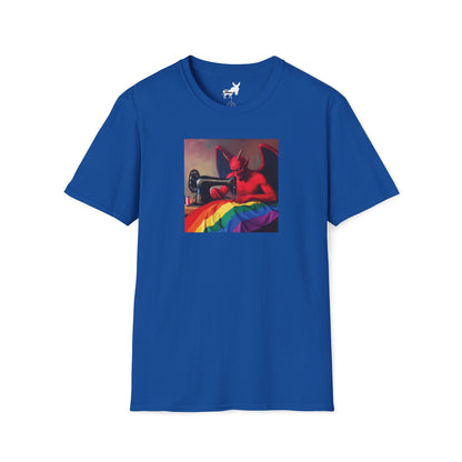Satan Sews A Flag T-Shirt