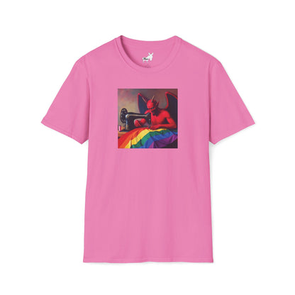 Satan Sews A Flag T-Shirt