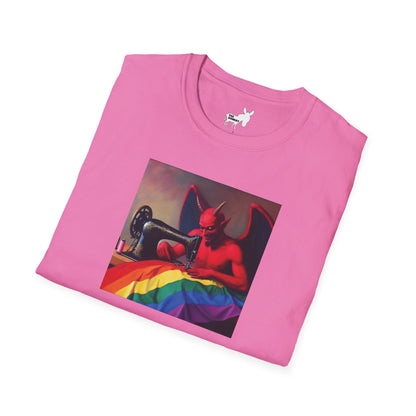 Satan Sews A Flag T-Shirt