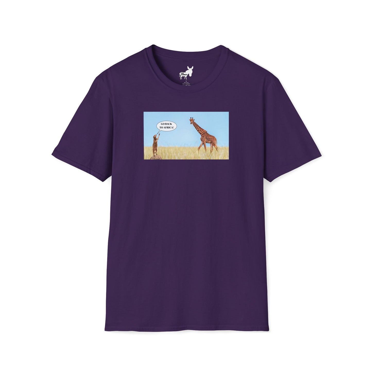 GO BACK TO AFRICA - MEERKAT & GIRAFFE  T-Shirt
