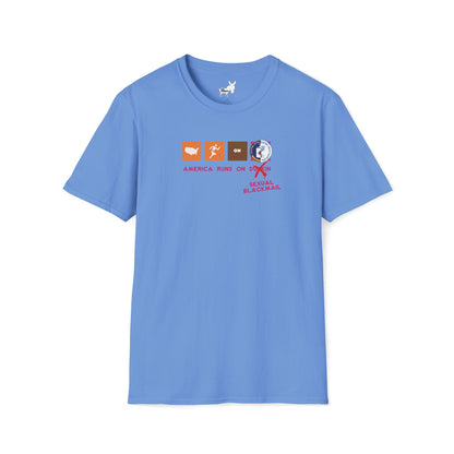 AMERICA RUNS ON BLACKMAIL T-Shirt