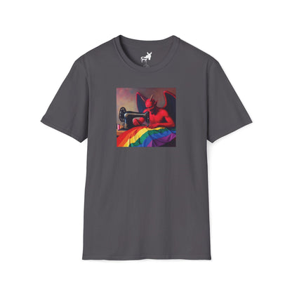 Satan Sews A Flag T-Shirt