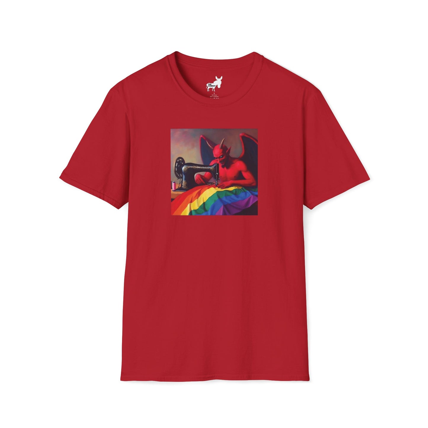 Satan Sews A Flag T-Shirt